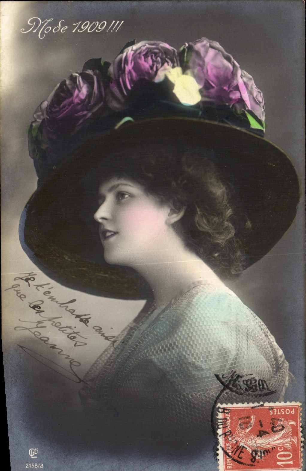 CPA Mode Coiffe Femme Modele 1909