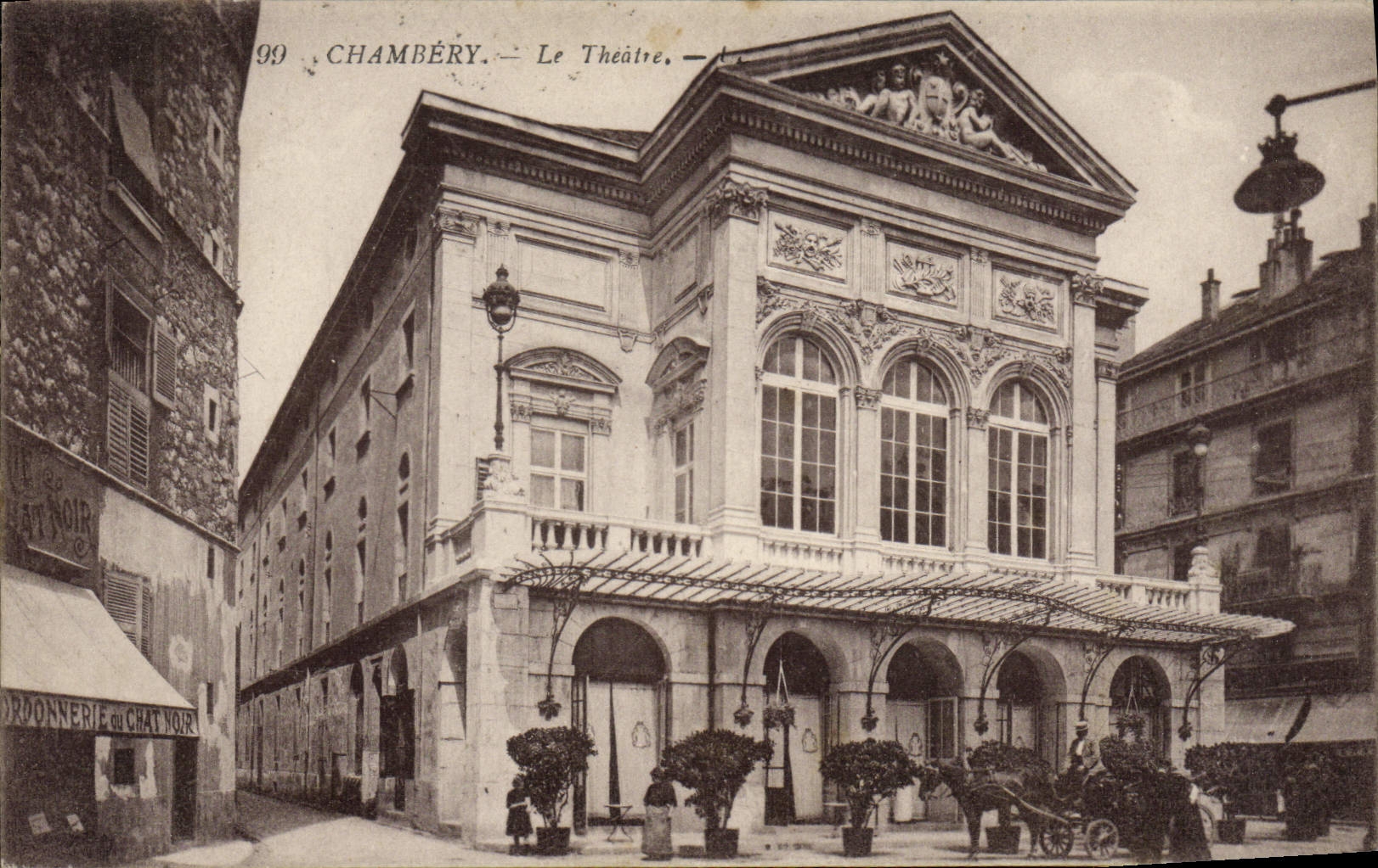 CPA Le Theatre Chambery Coordonnerie du Caht Noir 