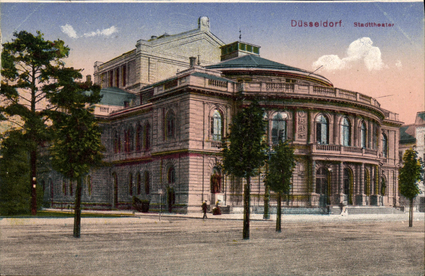 CPA Le Theatre Dusseldorf Stadttheater