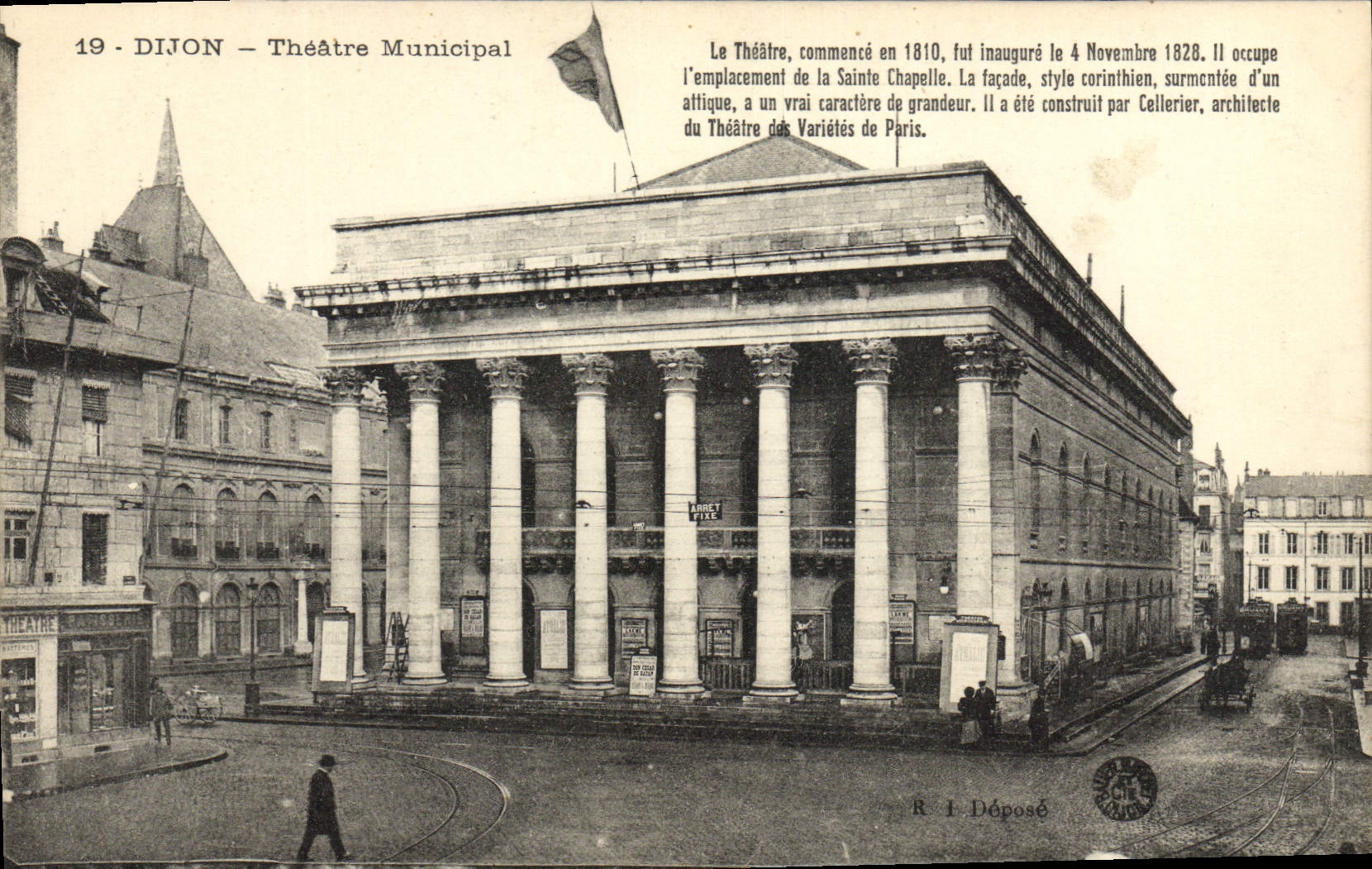CPA Le Theatre municipal Dijon 