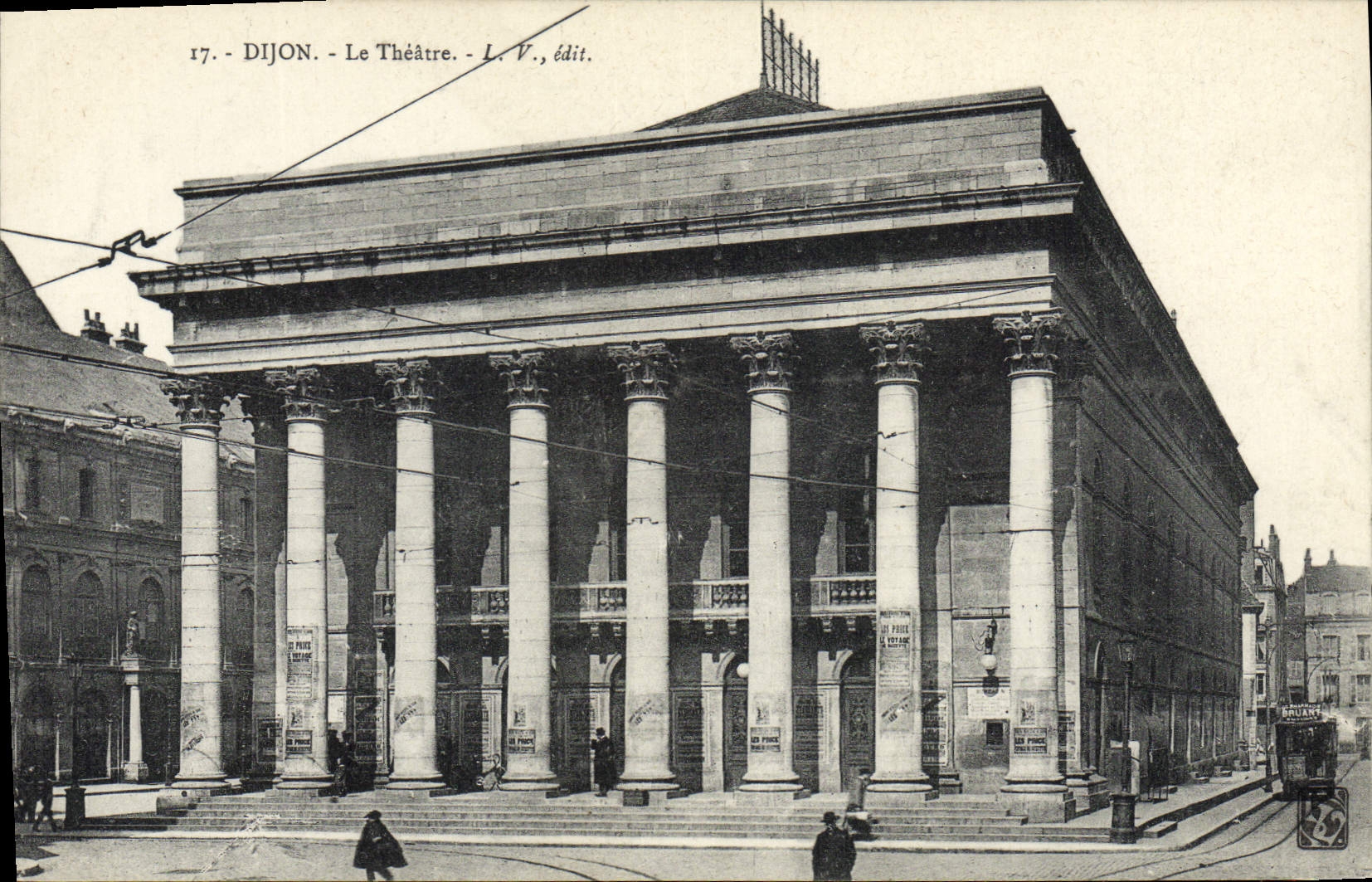 CPA Le Theatre Dijon Tramway
