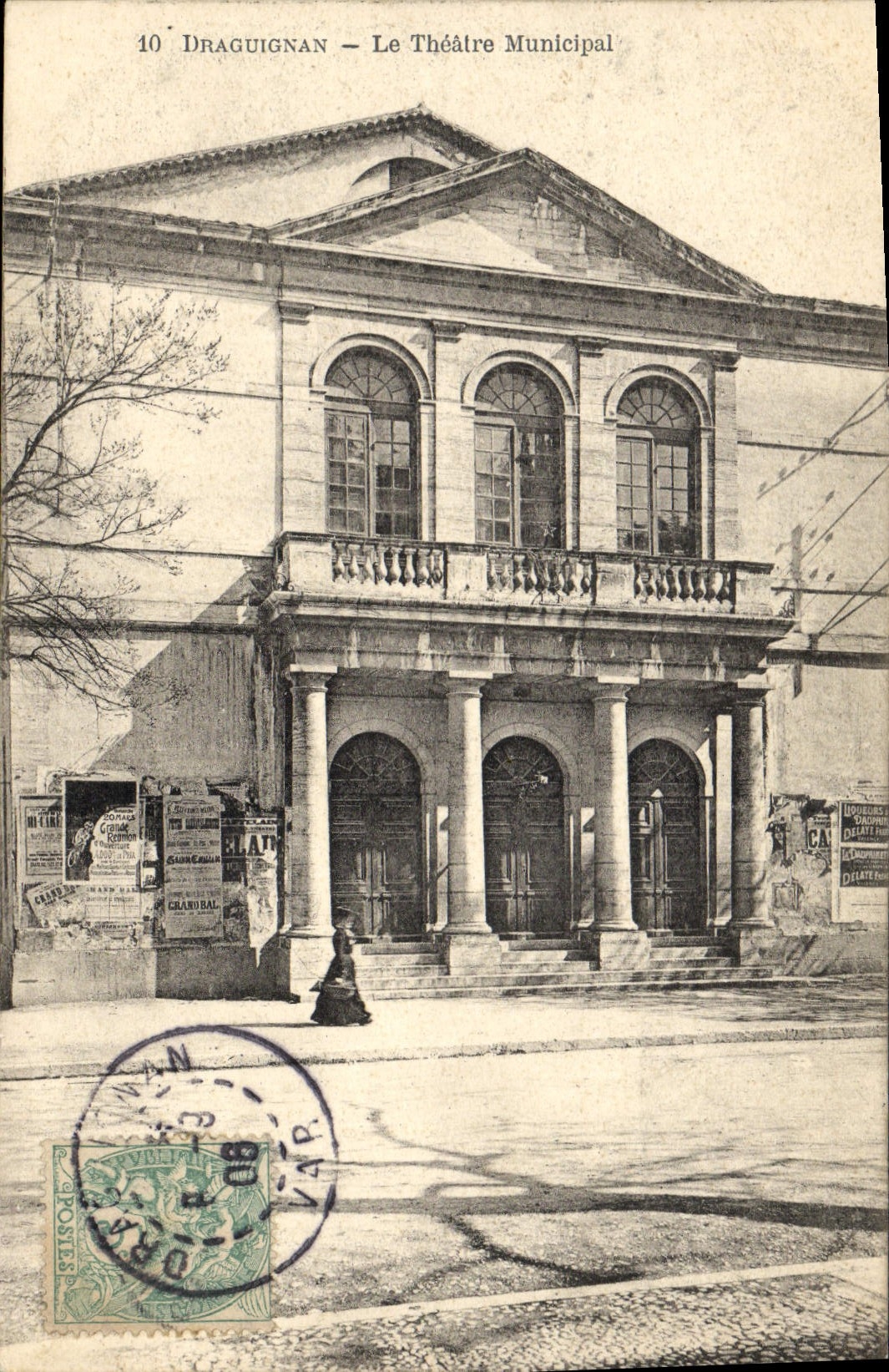 CPA Le Theatre municipal Draguignan