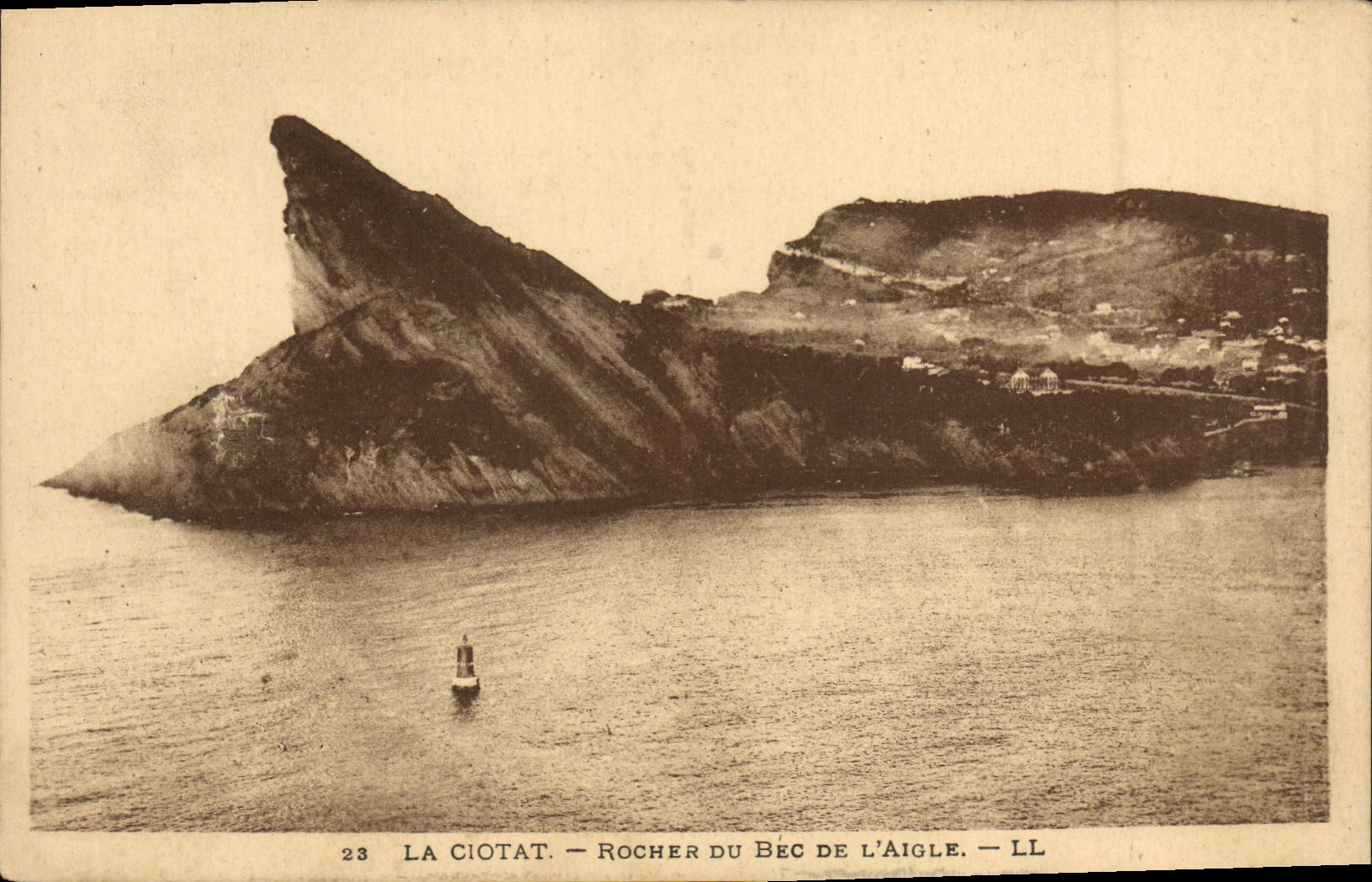 CPA La Ciotat Rocher Du bec de l'aigle 