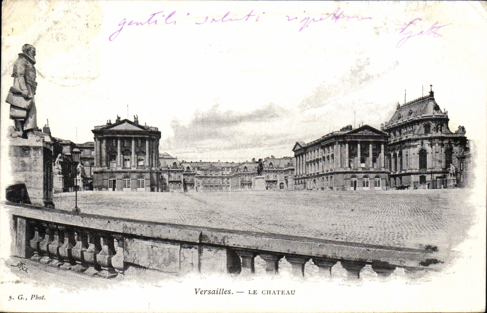 CPA Versialles Le Chateau
