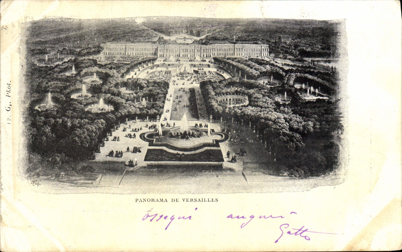 CPA Panorama De Versailles