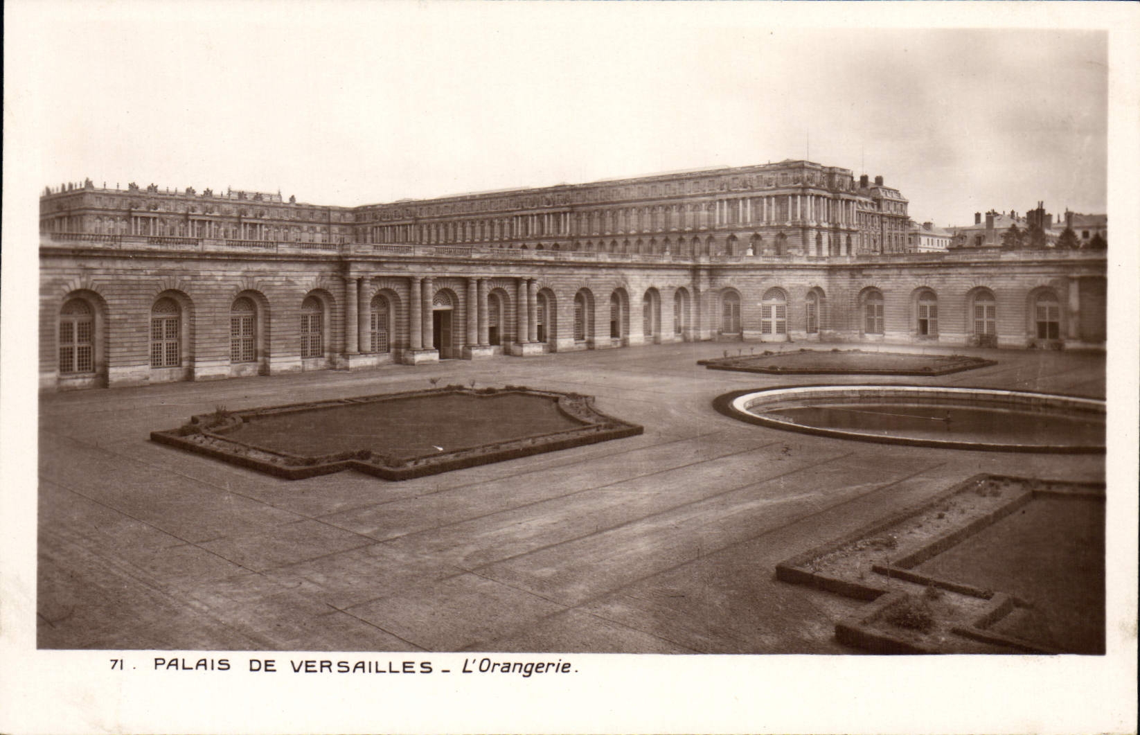 CPA Palais De Versailles L'Orangerie