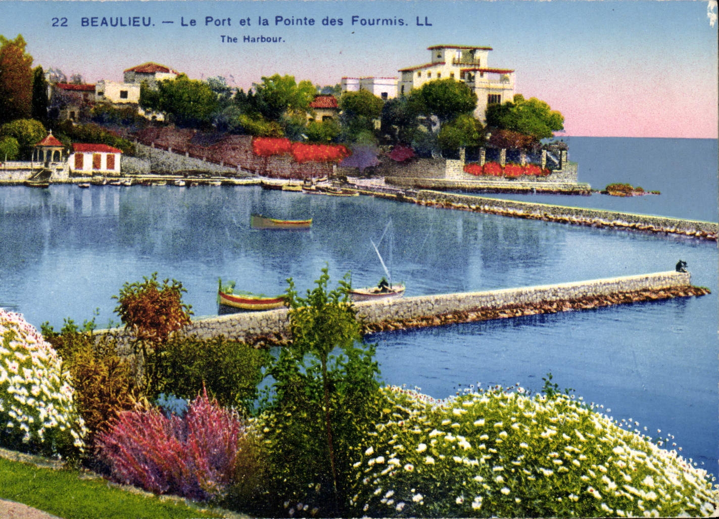 CPA Beaulieu Le Port Et La Pointe Des Fourmis