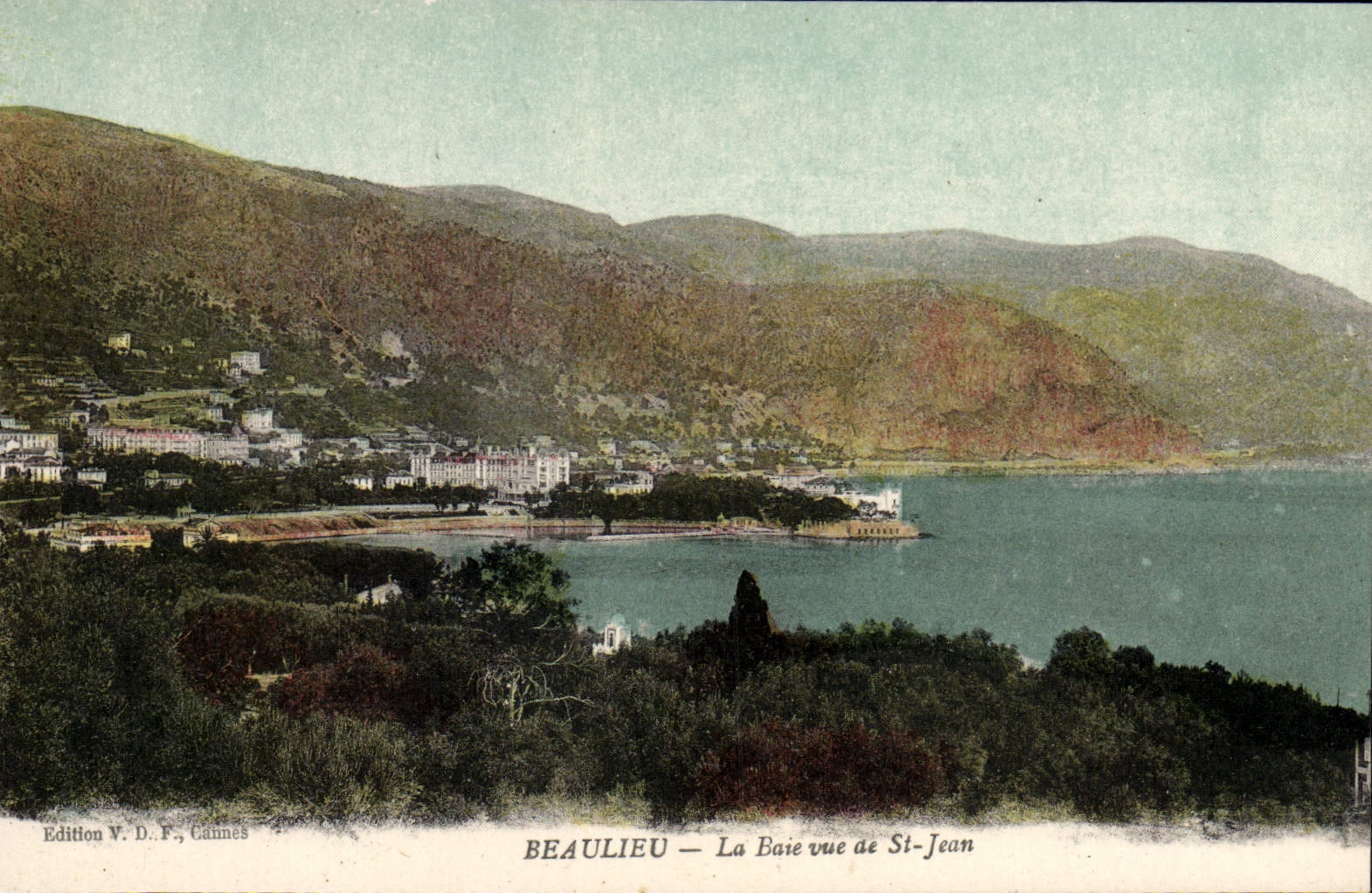 VINTAGE POSTCARD Beaulieu the Bay Seen Ae St Jean