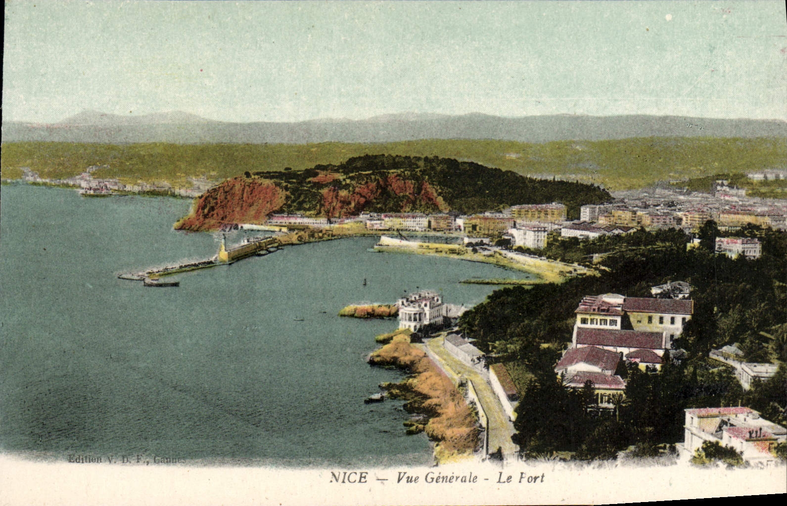 CPA Nice Vue Generale Le Fort