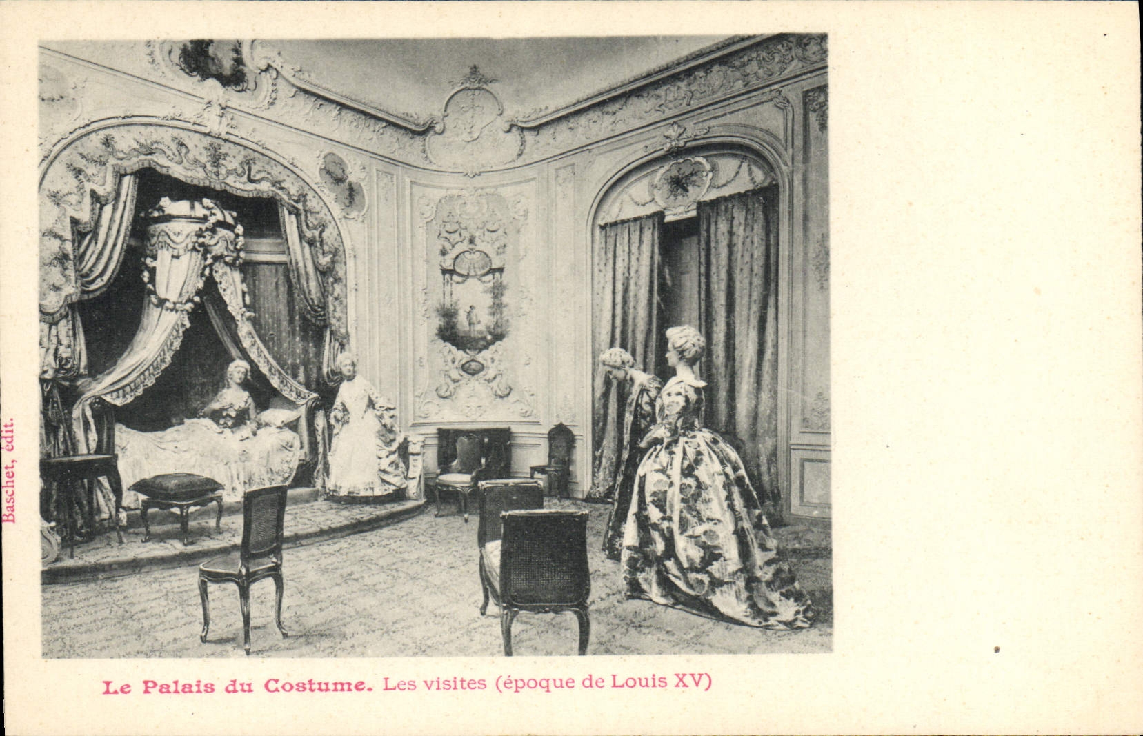 CPA Mode Le palais du costume Les visites Epoque de louis XV