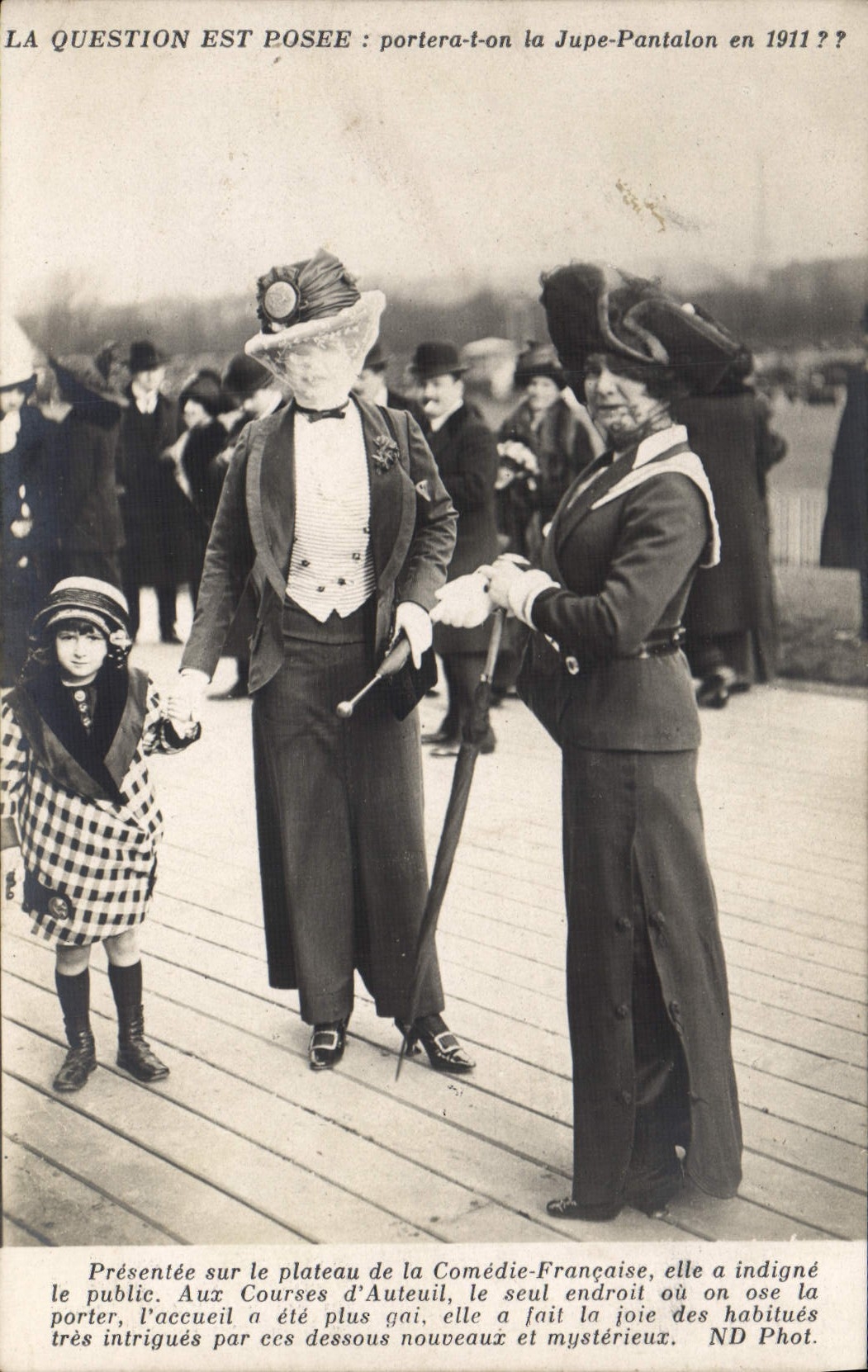 CPA Mode Jupe Pantalon 1911 Comedie Francaise 