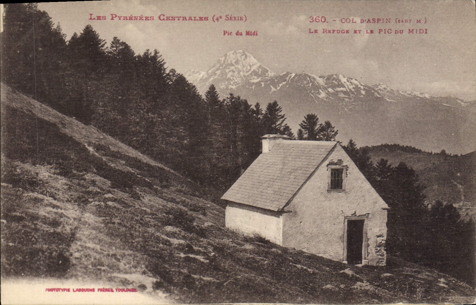 CPA Alpinisme Pyrenees Col d'Aspin Le refuge du Pic du Midi