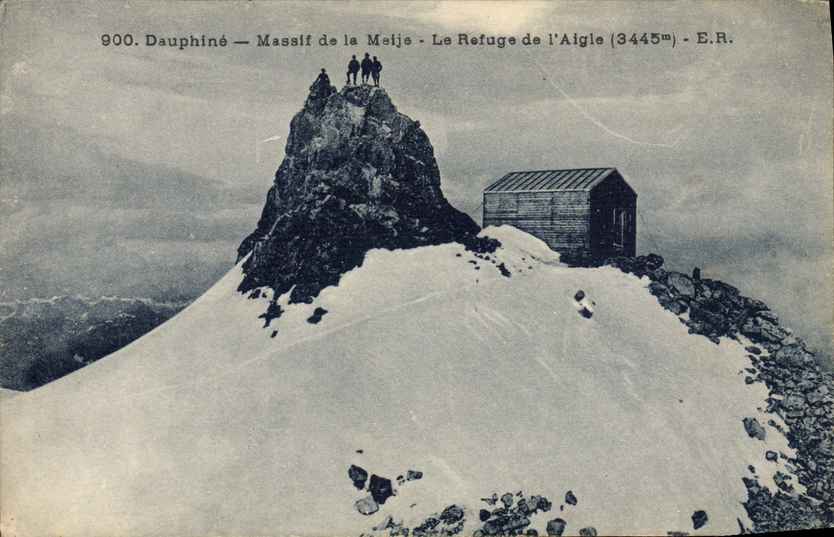 CPA Alpinisme Dauphine Massif de la Meije Refuge de l'aigle