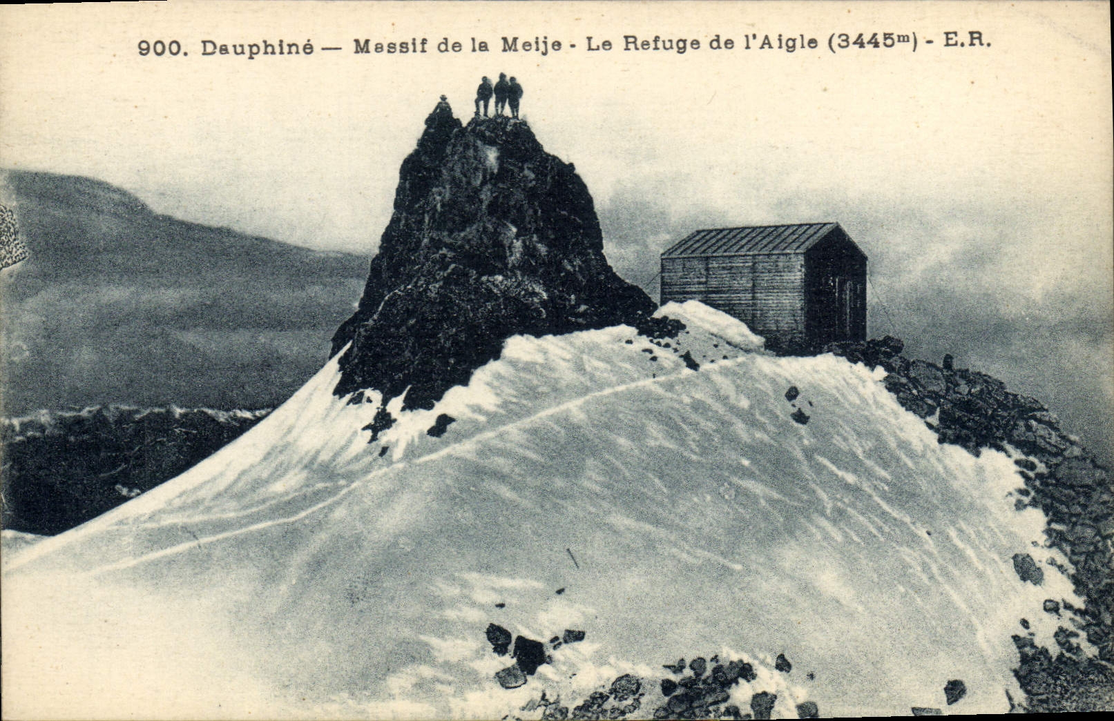 CPA Alpinisme Dauphine Massif de la Meije Refuge de l'aigle