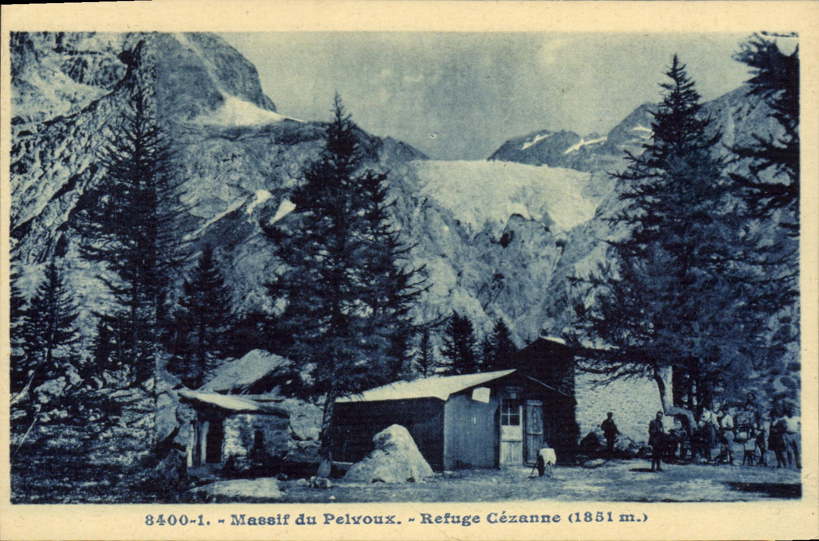 CPA Alpinisme Massif du Pelvoux Refuge Cezanne 