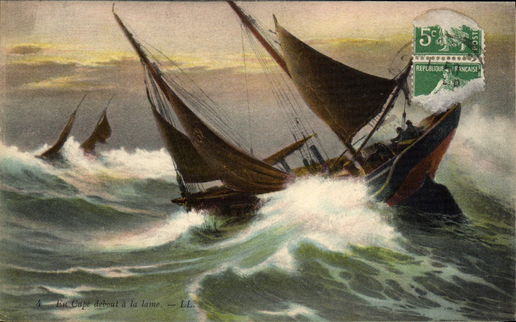CPA Bateau Voilier 