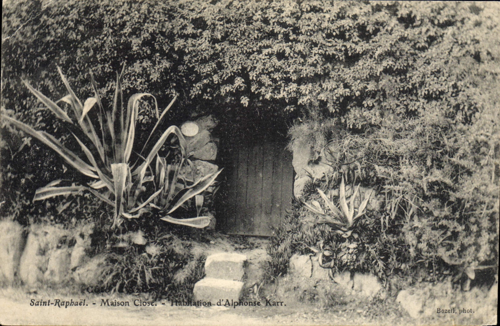 Raphael erótico desnudo del St de la mujer de la POSTAL de la VENDIMIA cerró la vivienda de la casa de Alfonso Karr