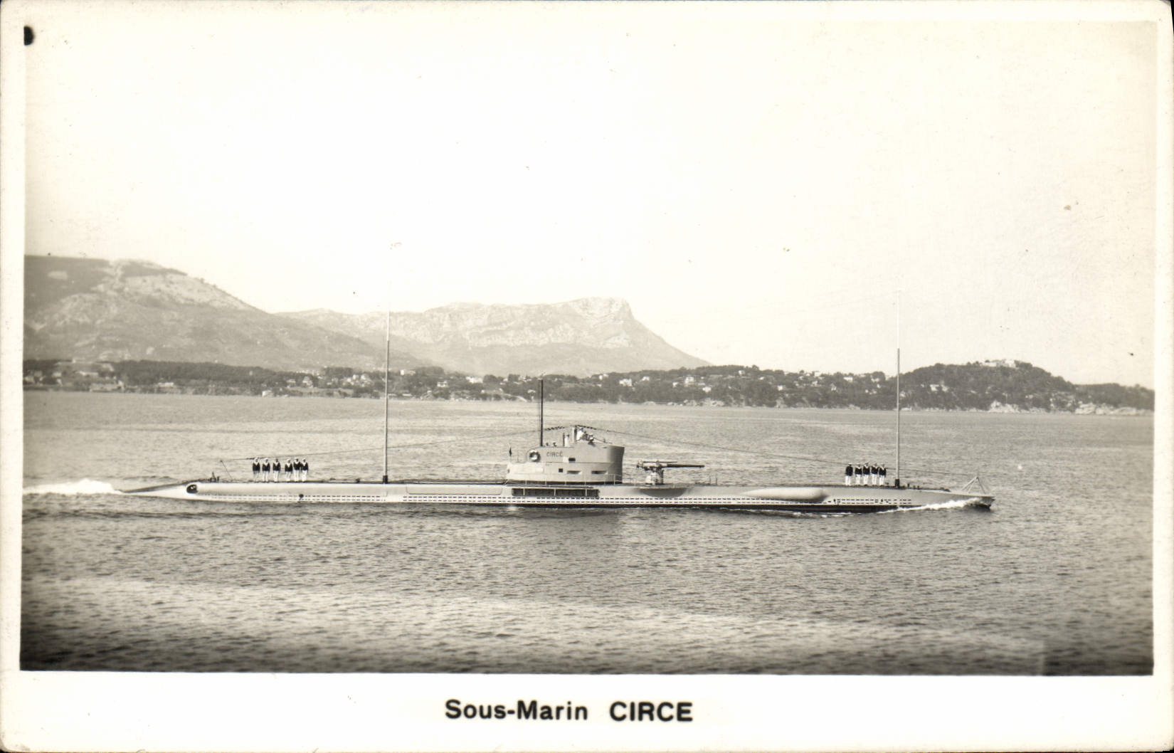 CPA Bateau Sous marin Circe