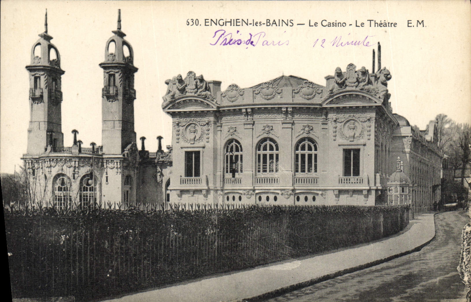 CPA Enghien les Bains Le casino Le Theatre 