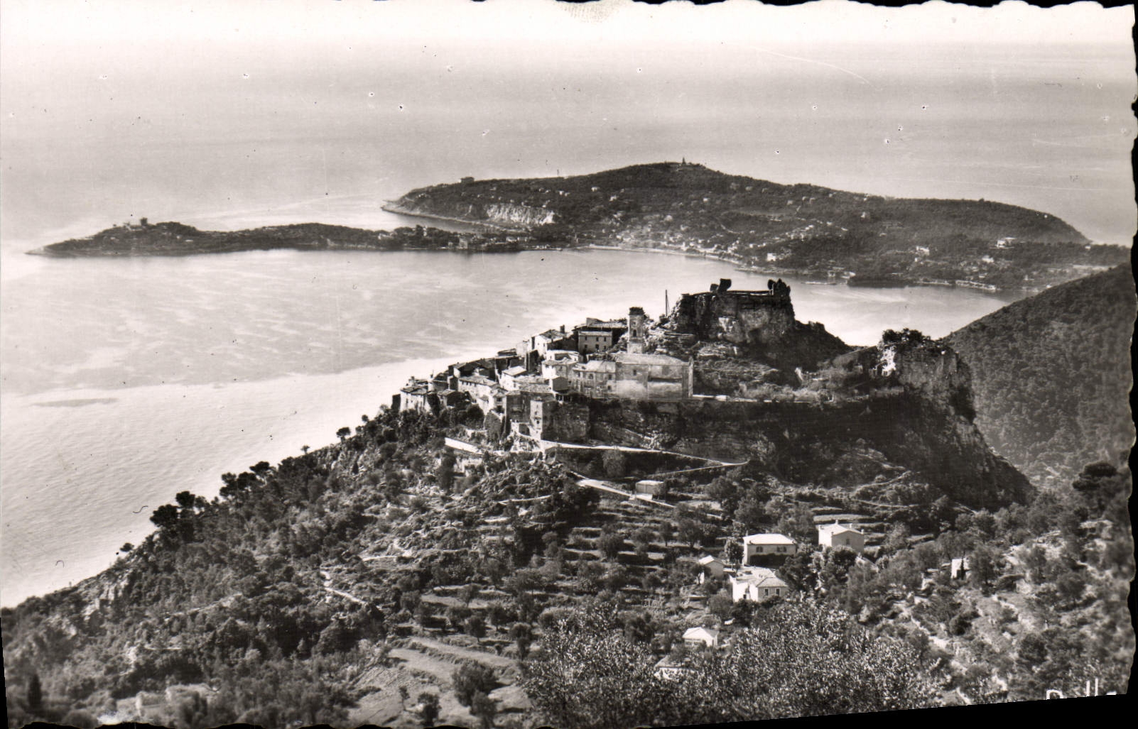 POSTAL MODERNA dimensión de Eze azul y del cabo Ferrat