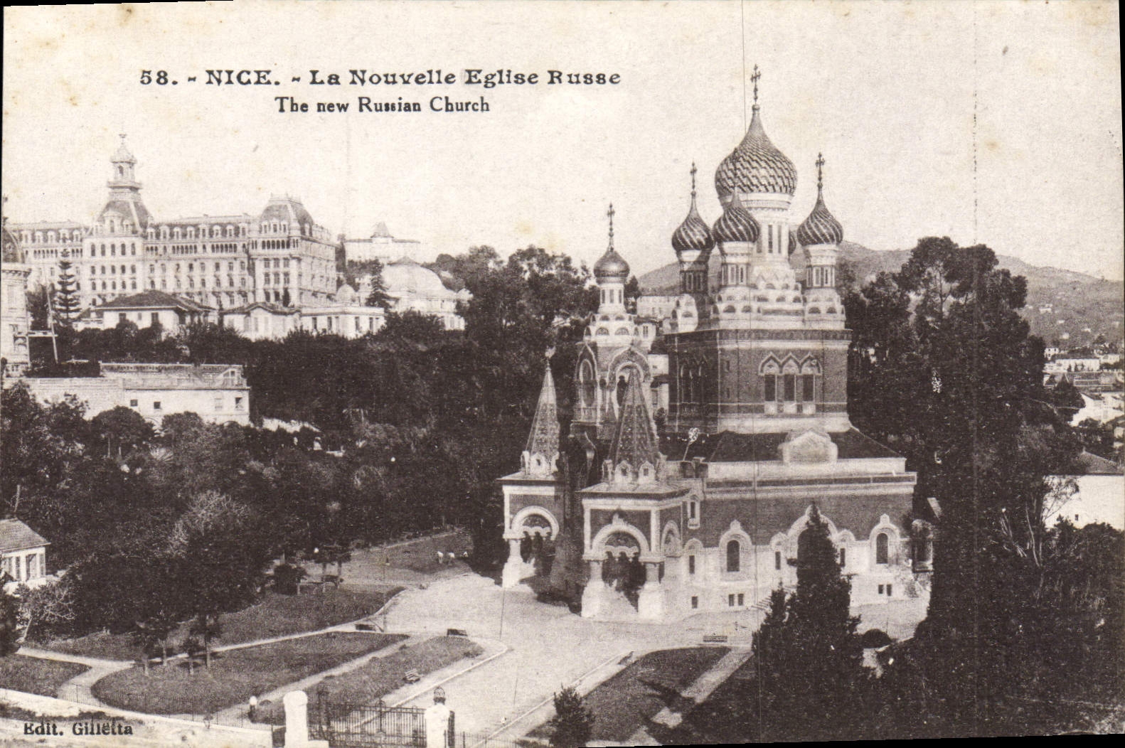 CPA Nice La Nouvelle Eglise Russe Russie Russia