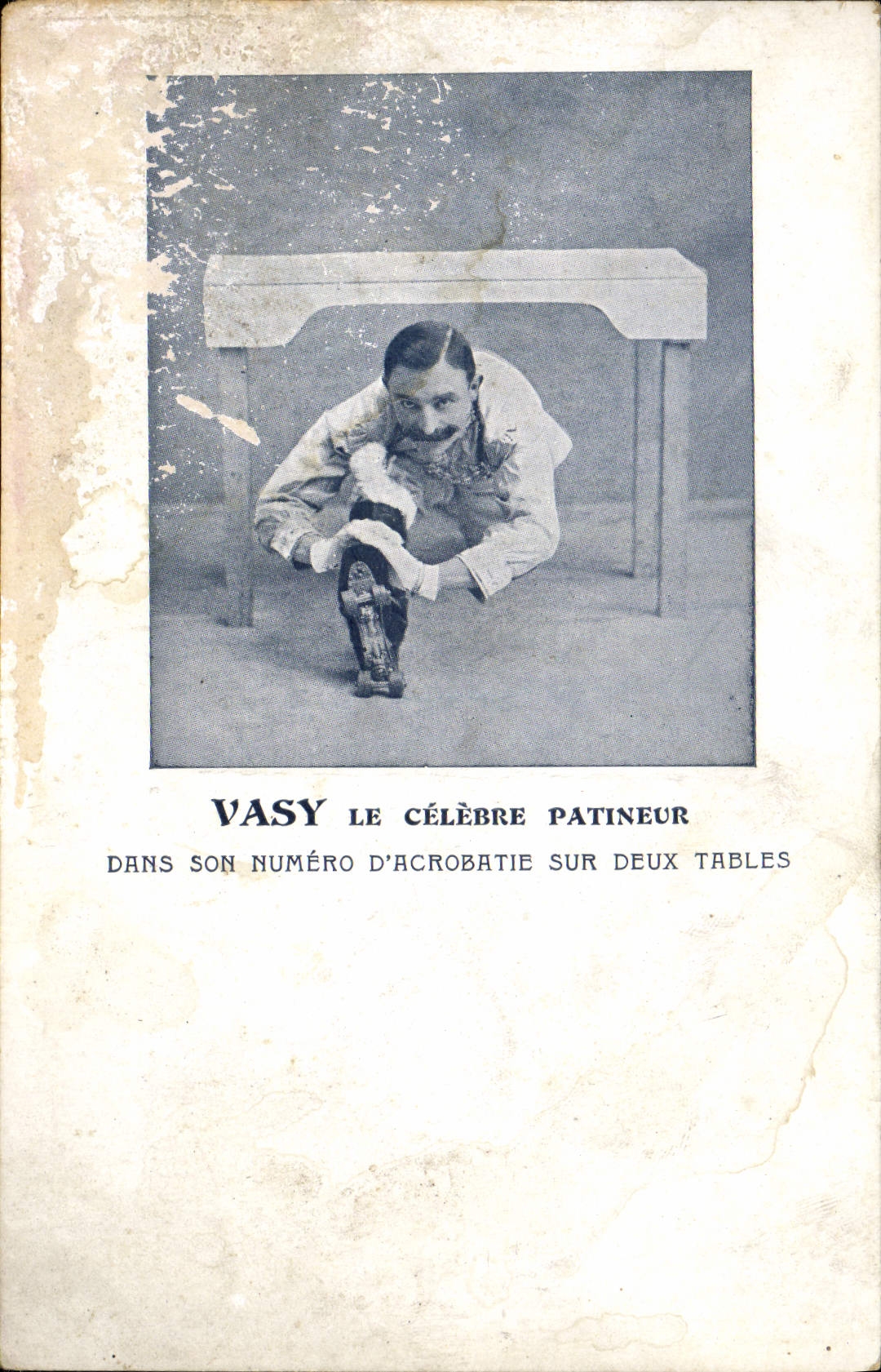 CPA Sports d'hiver Patinage Vasy le celebre patineur Acrobatie