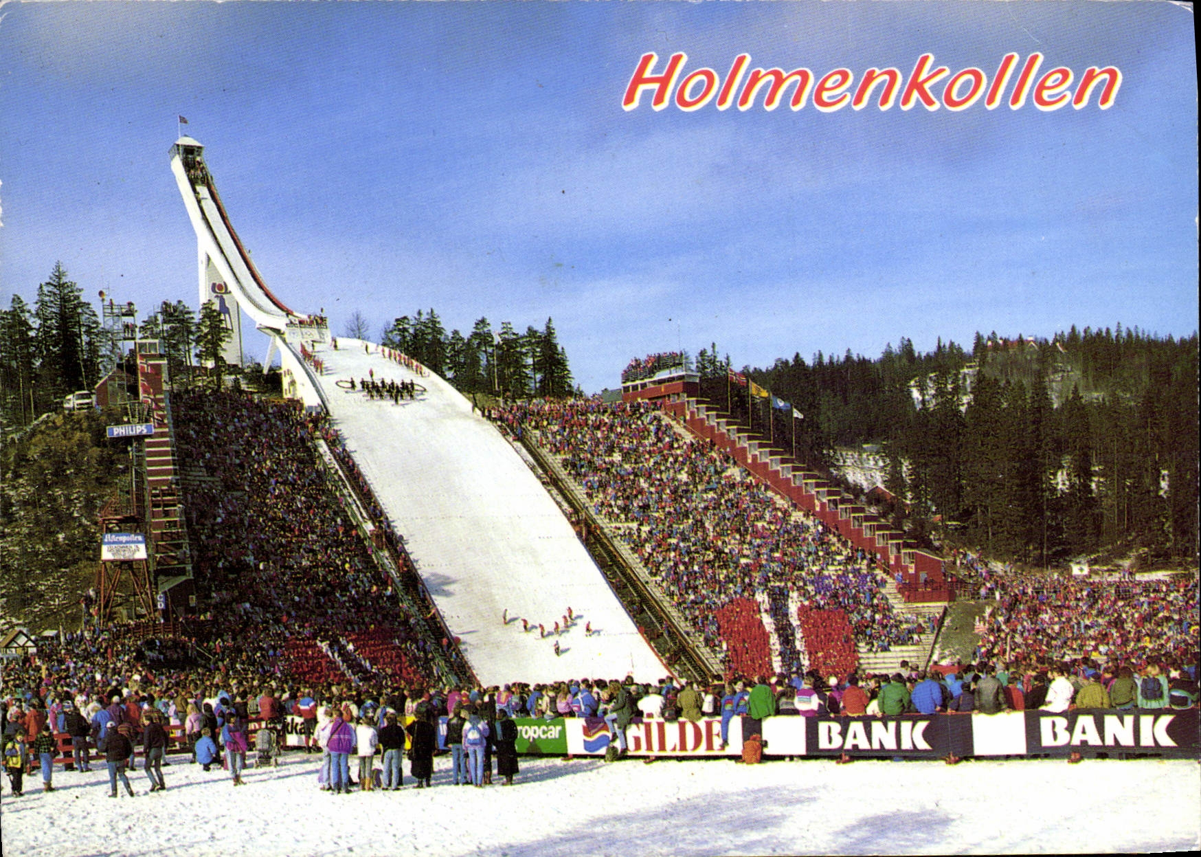 MODERN CARD Winter sports Holmenkollen Norway Holmenkollen ski jump