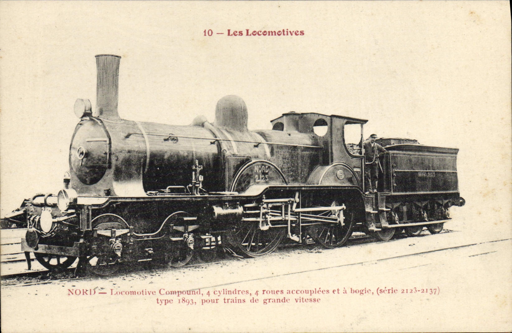 CPA Train Locomotive Compound 