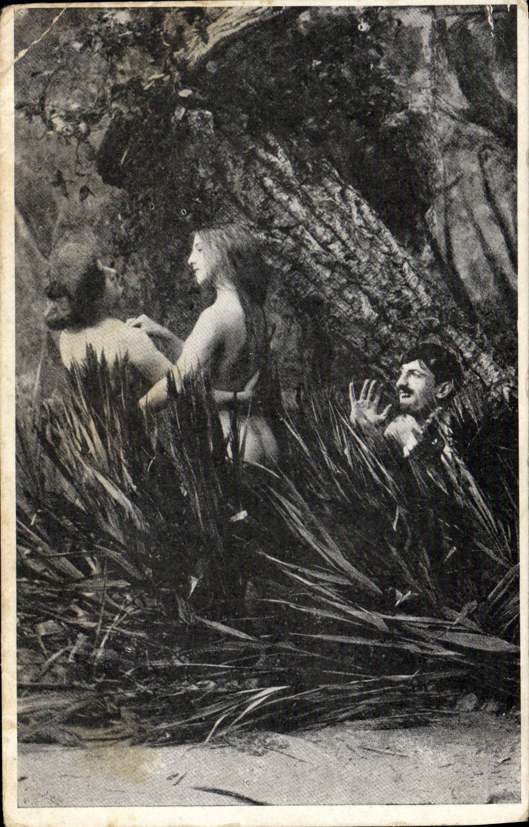 VINTAGE POSTCARD Women naked erotic