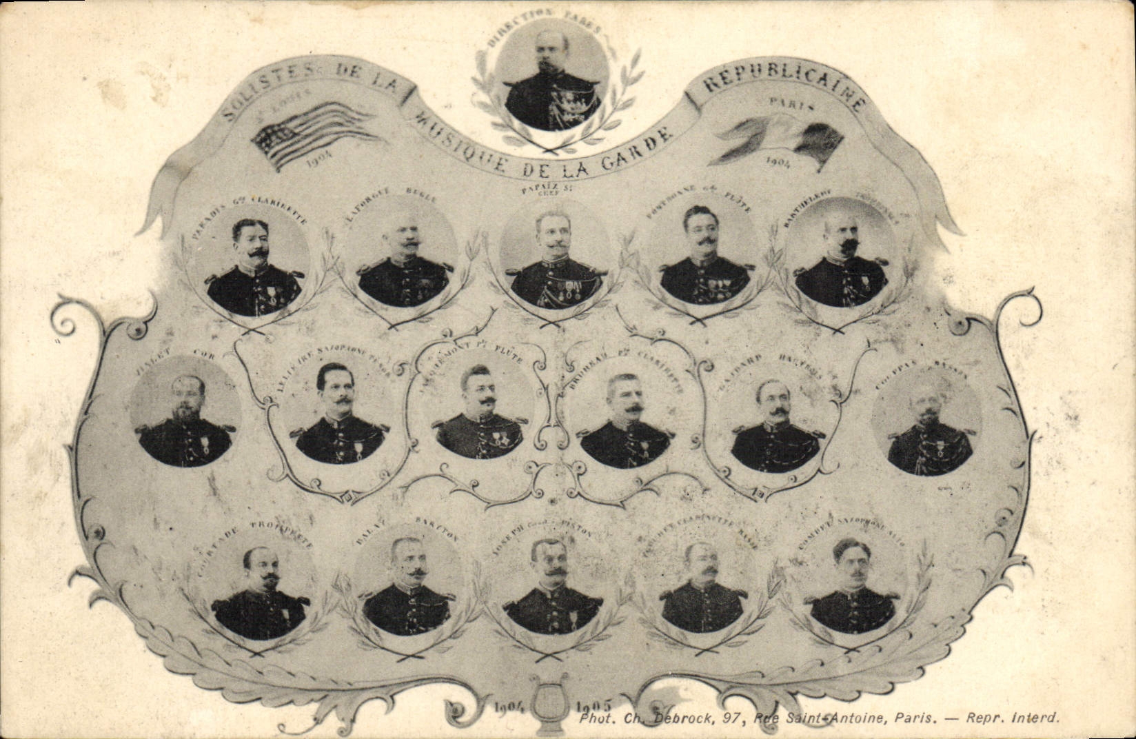 CPA Militaria Garde Republicaine Musique