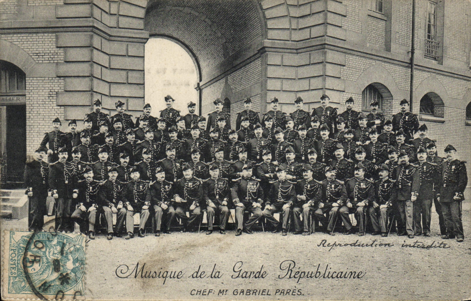 La música republicana de Gabriel del protector de Militaria de la POSTAL de la VENDIMIA evita