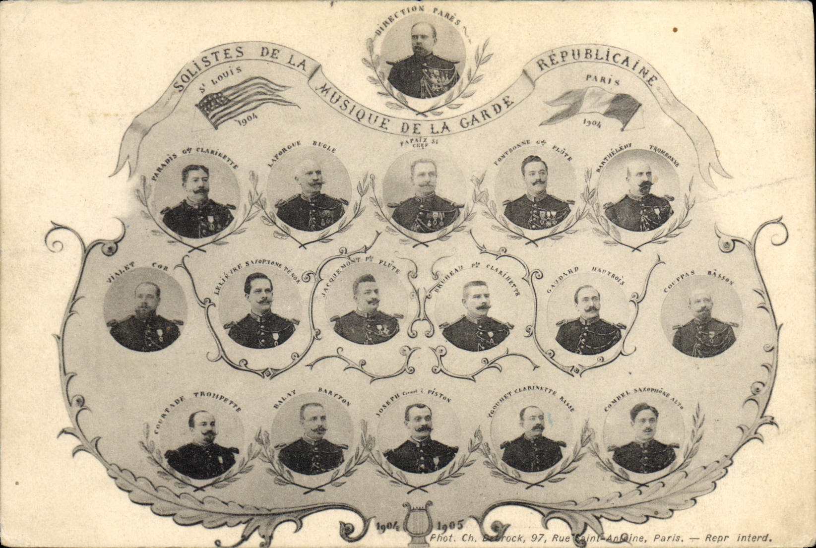 CPA Militaria Garde Republicaine Musique 