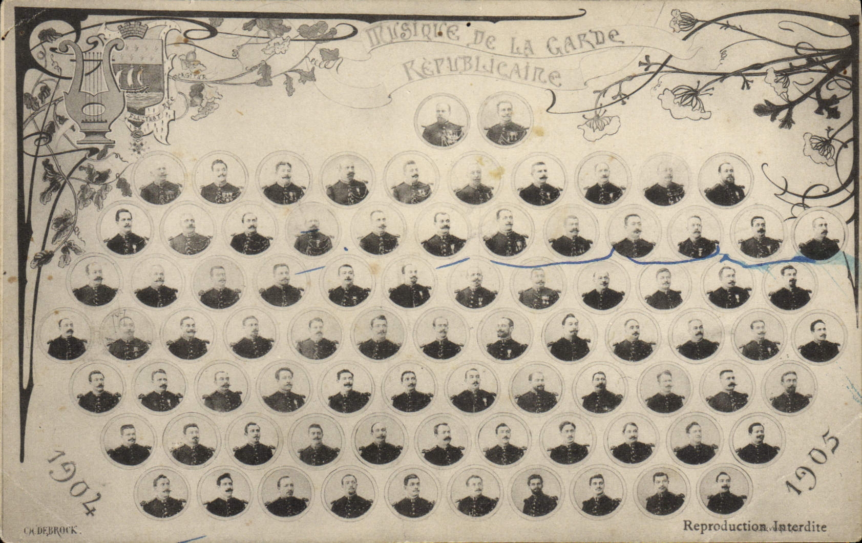 CPA Militaria Garde Republicaine Musique 