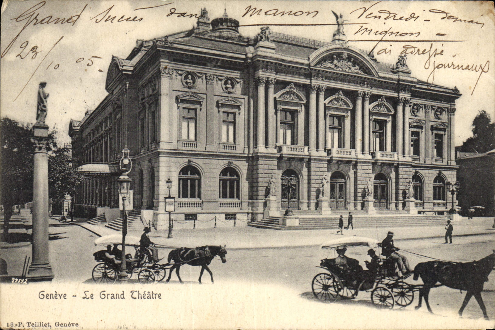 CPA Geneve Le grand theatre 