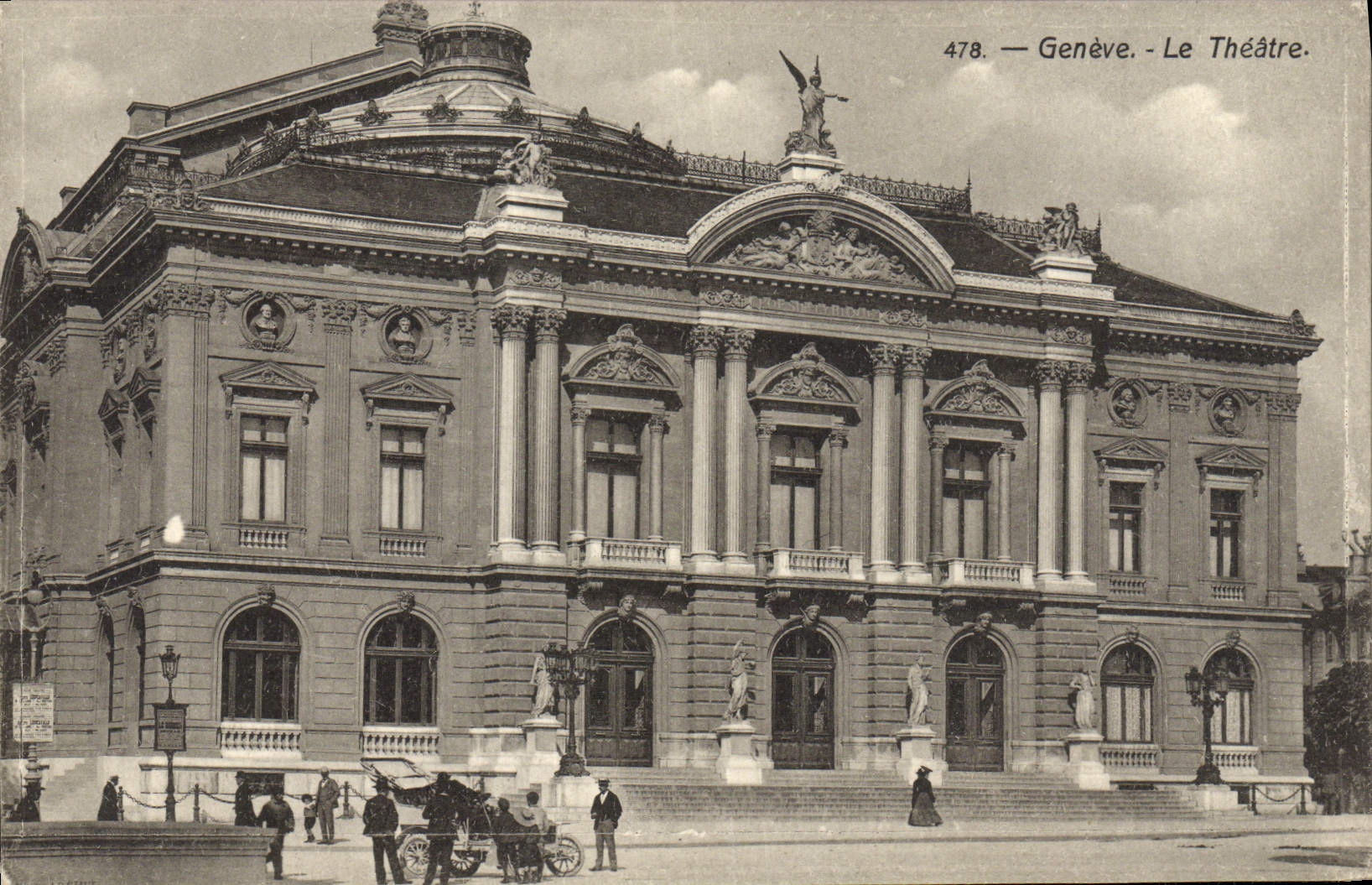 CPA Le theatre Geneve 