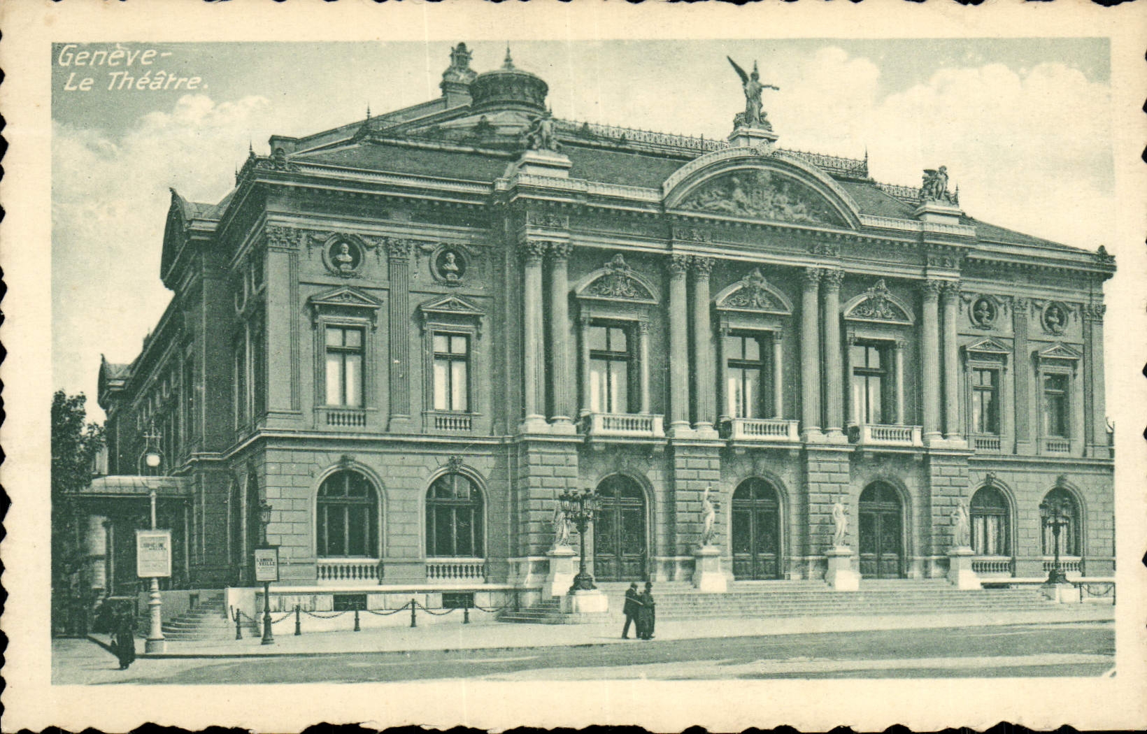 CPA Le theatre Geneve 