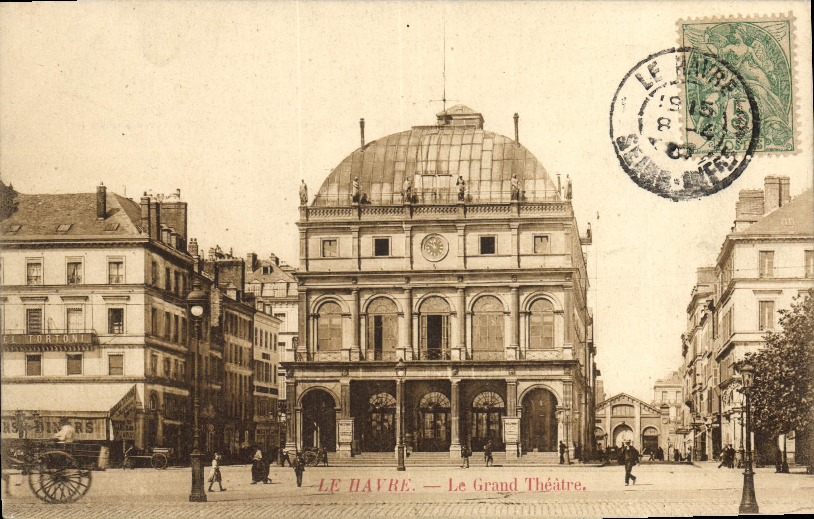 CPA Le grand theatre Le Havre