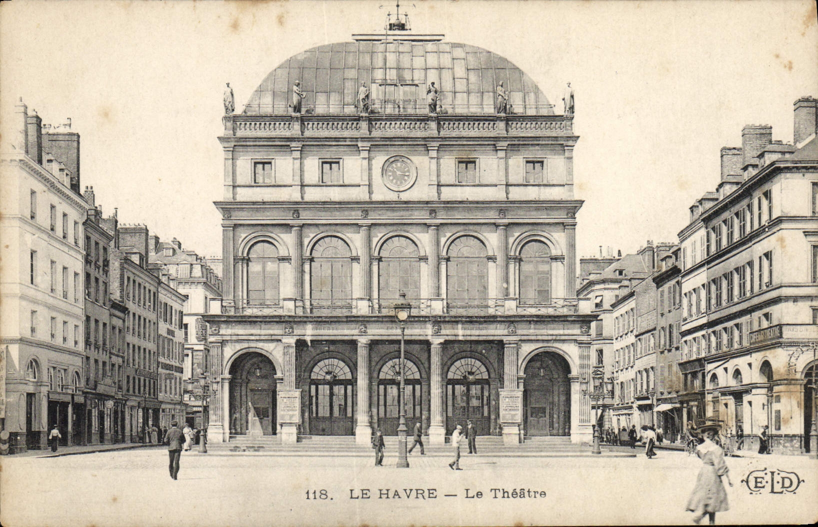 CPA Le grand theatre Le Havre