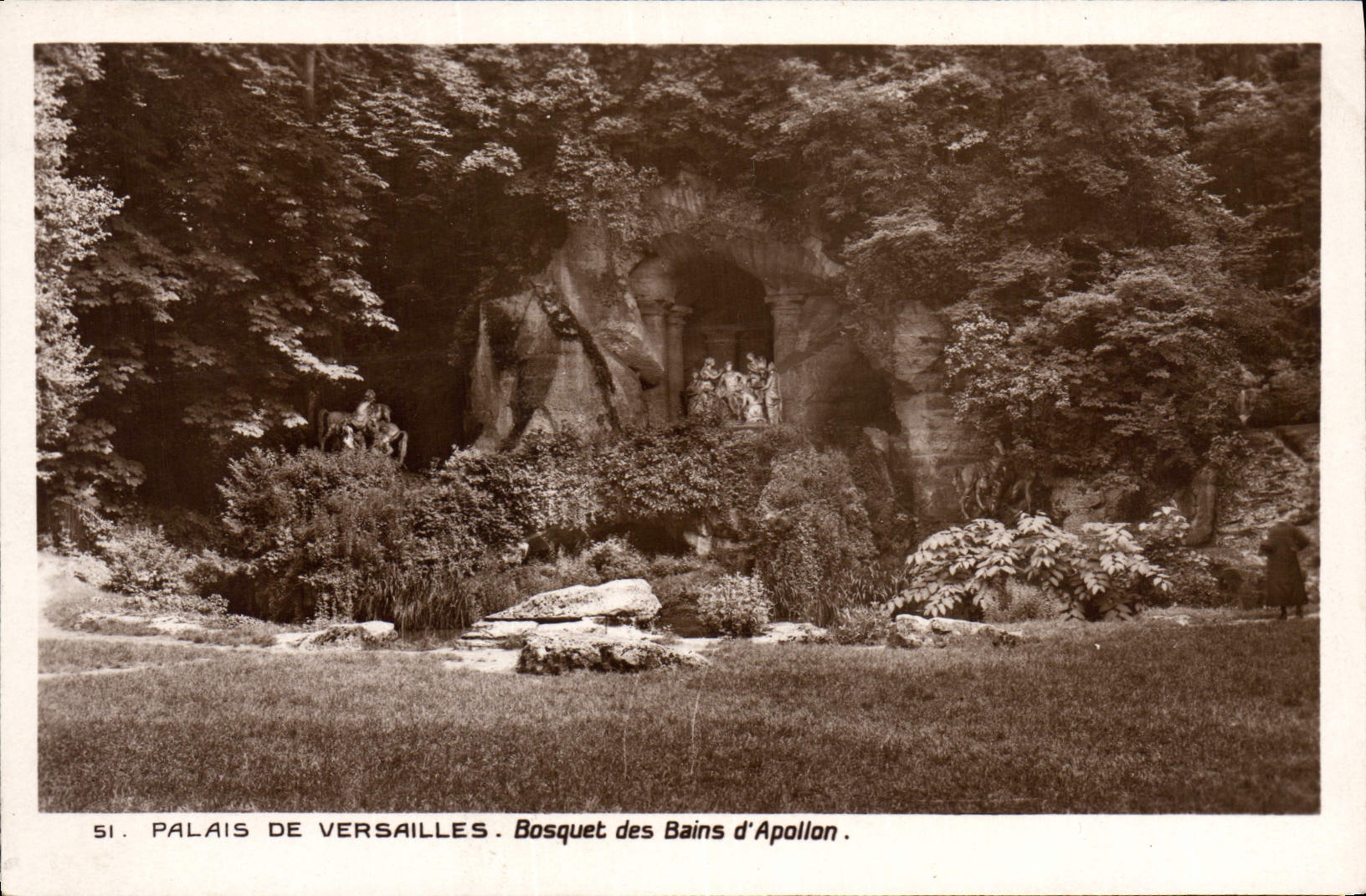 CPA Palais De Versailles Bosquet des Bains d'Apollon