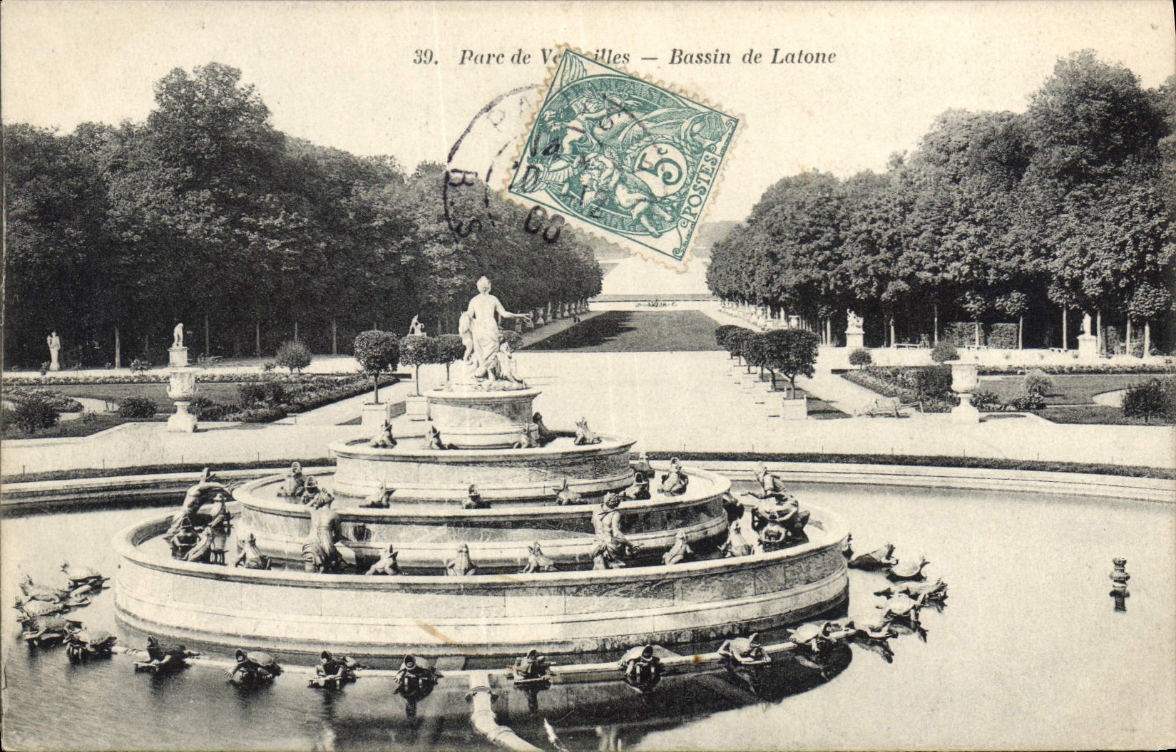 CPA Palais De Versailles Bassin de Latone