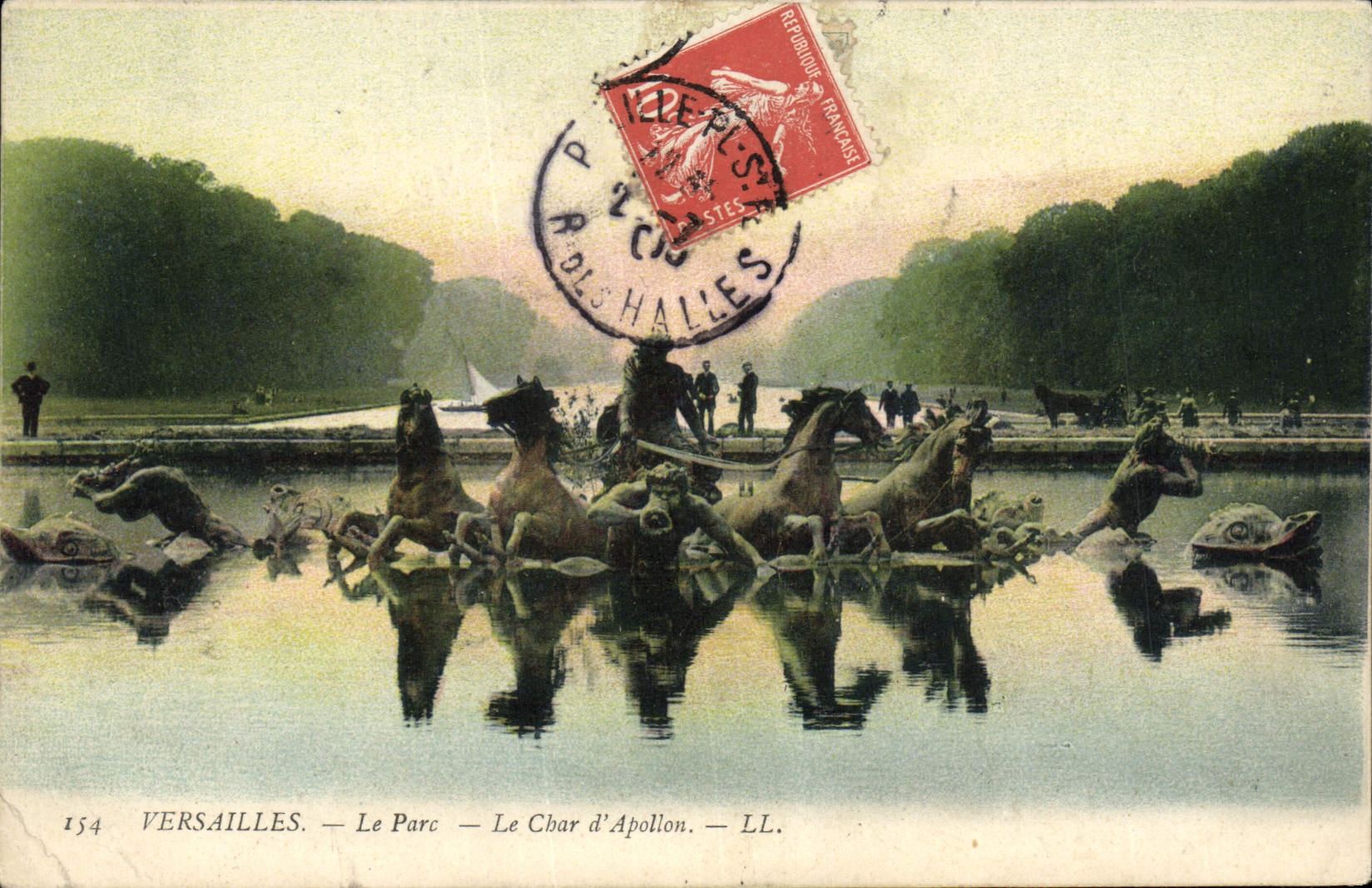 CPA Palais De Versailles Le Parc Char d'Apolion