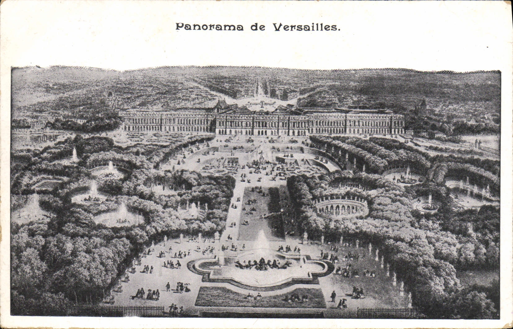 CPA Palais De Versailles Panorama 