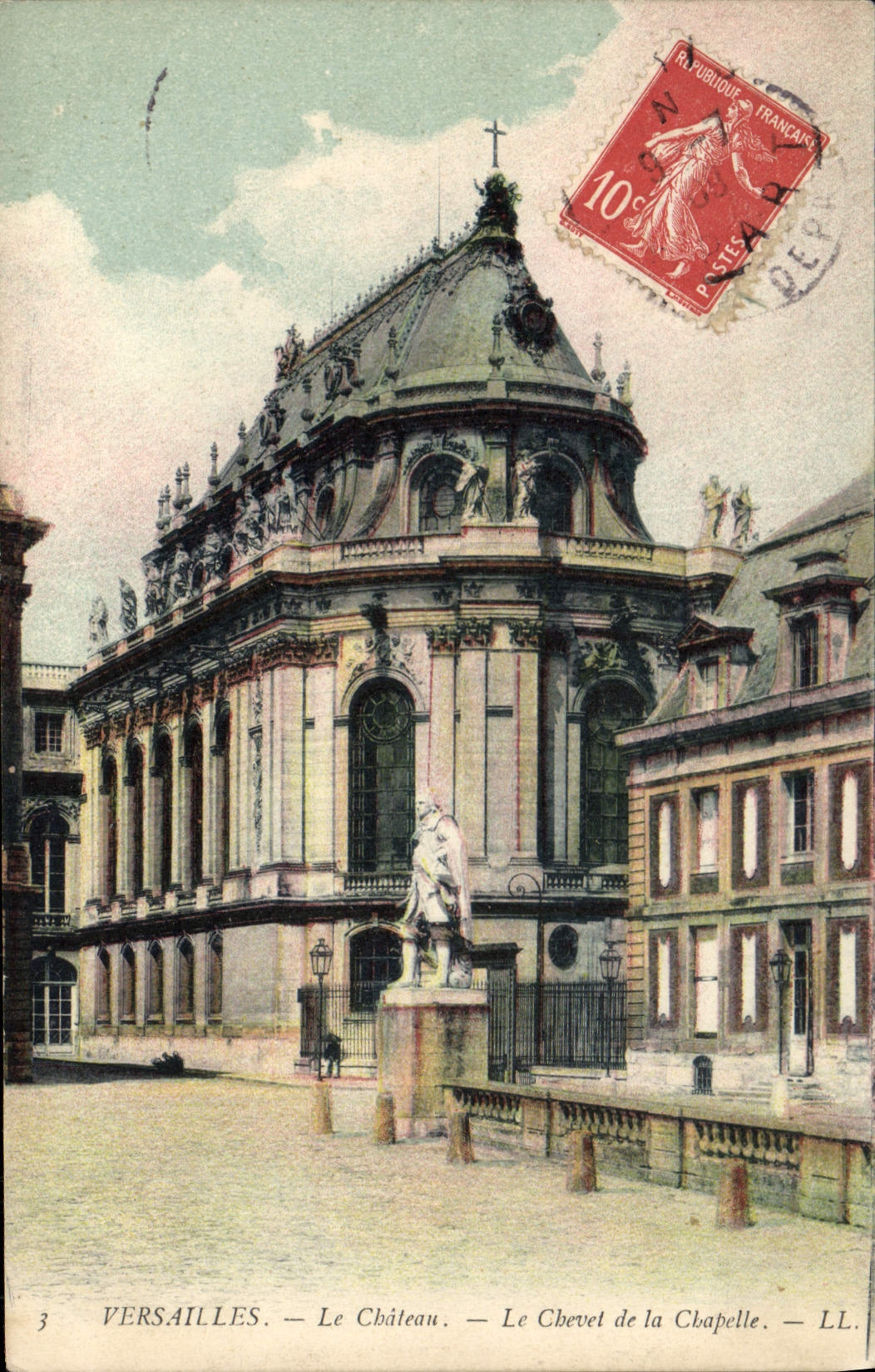 CPA Palais De Versailles Le Chateau le chevet de la chapelle