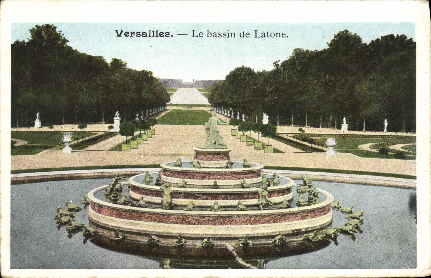CPA Palais De Versailles Le Bassin de Latone