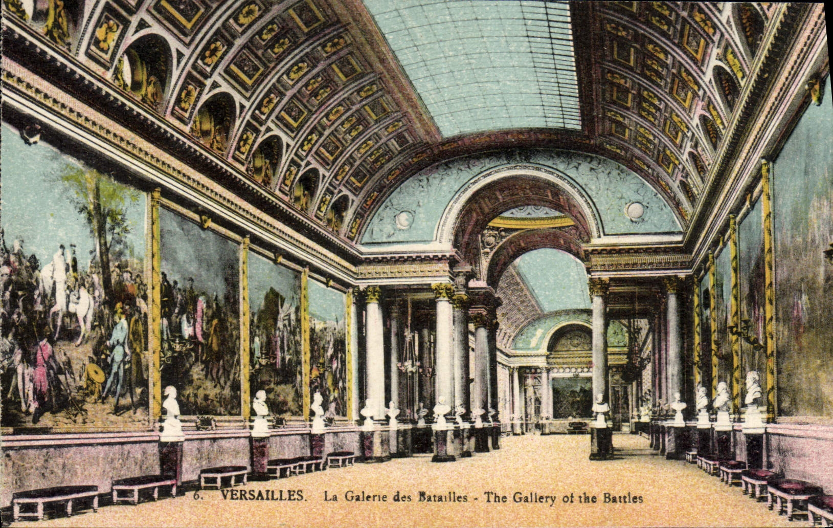 CPA Palais De Versailles La galerie des batailles 