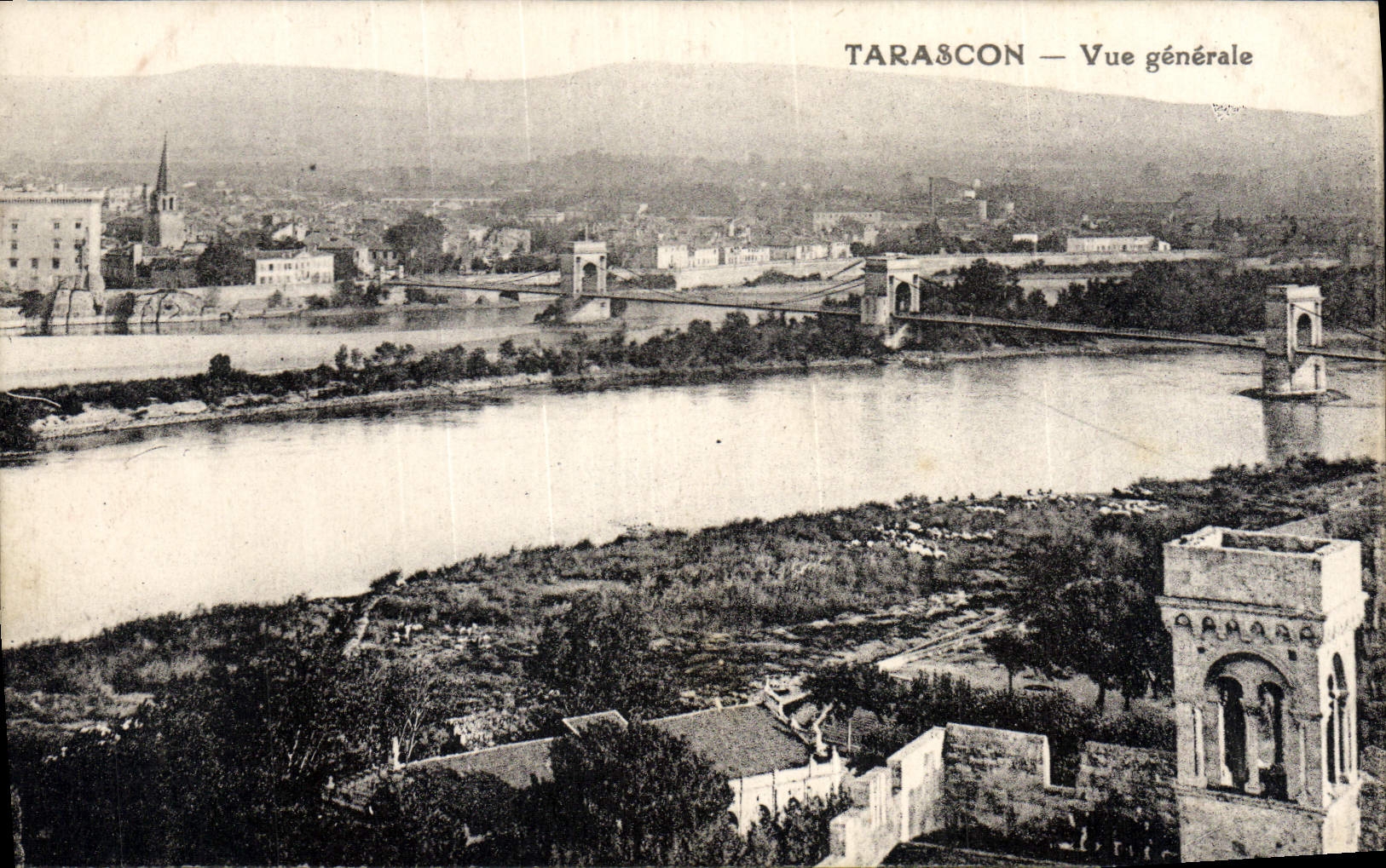 CPA Tarascon Vue Generale