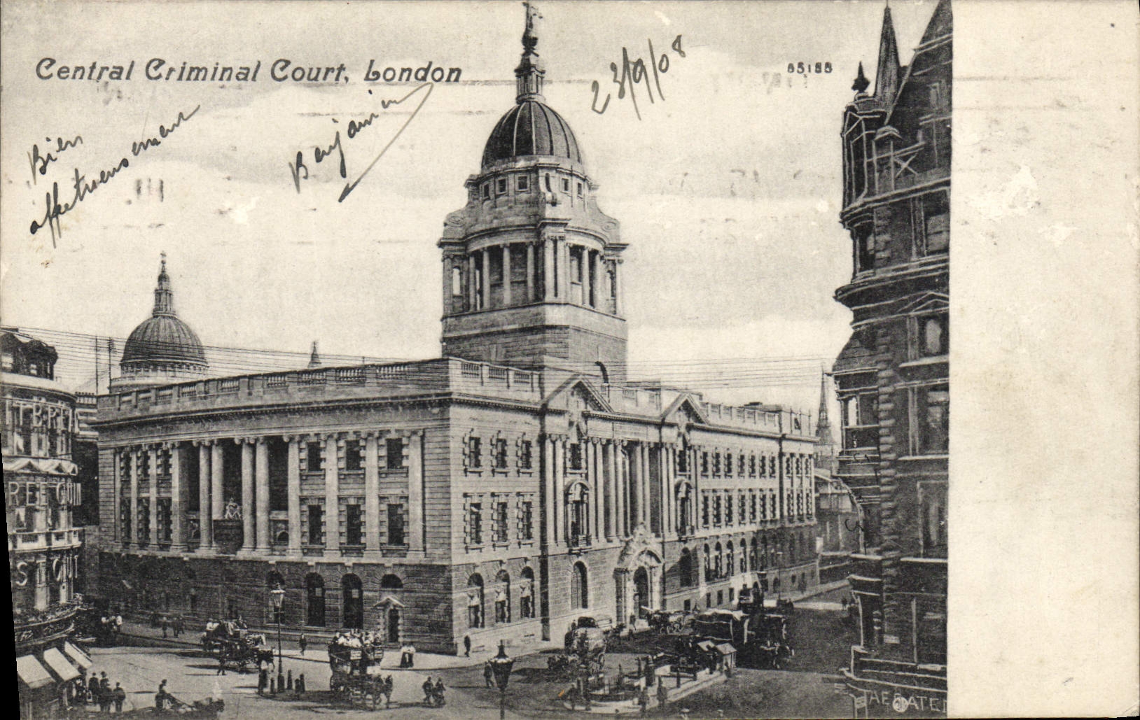 Criminal del intercambio del cortocircuito de la prisión de Londres de la POSTAL de la VENDIMIA