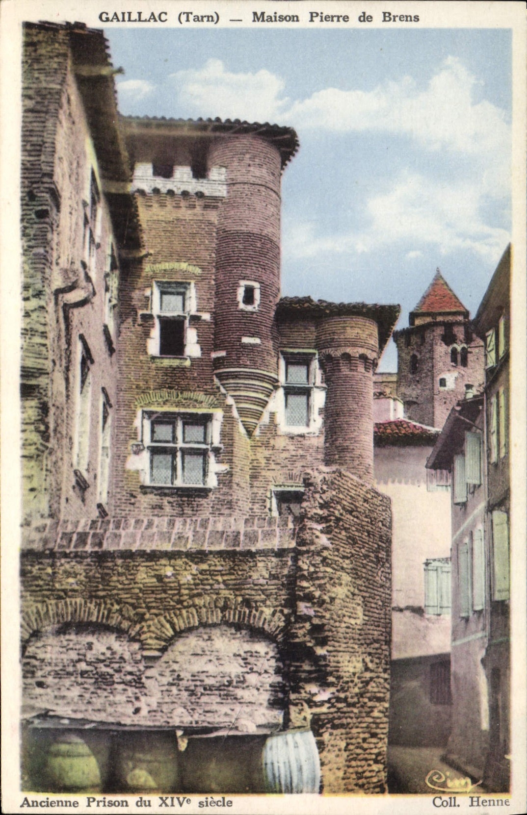 Prisión de Gaillac House Pedro de Brems Old de la prisión de la POSTAL de la VENDIMIA