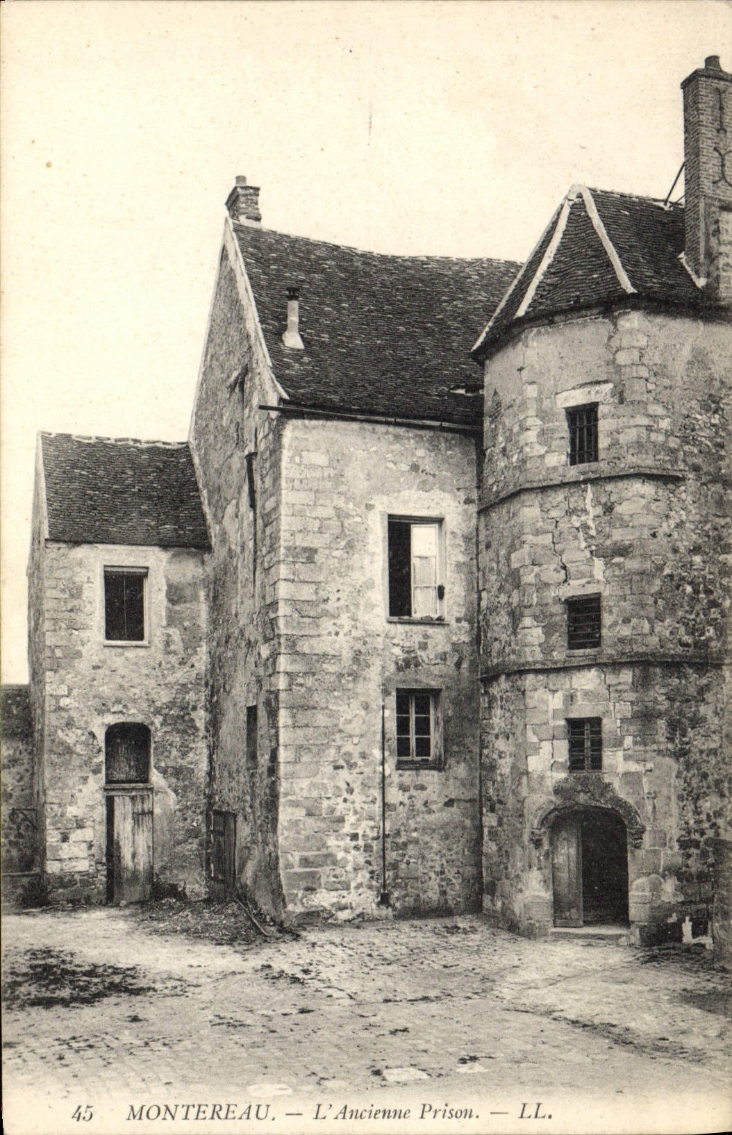 Prisión de Montereau de la POSTAL de la VENDIMIA