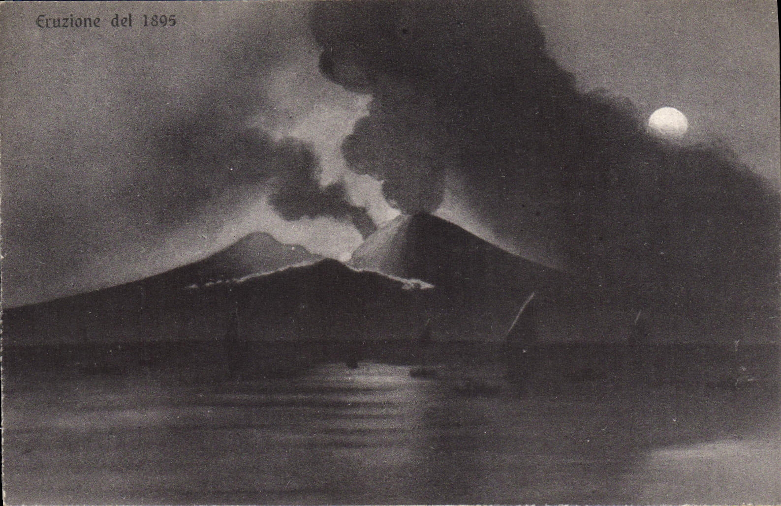 CPA Volcan Eruzione del 1895